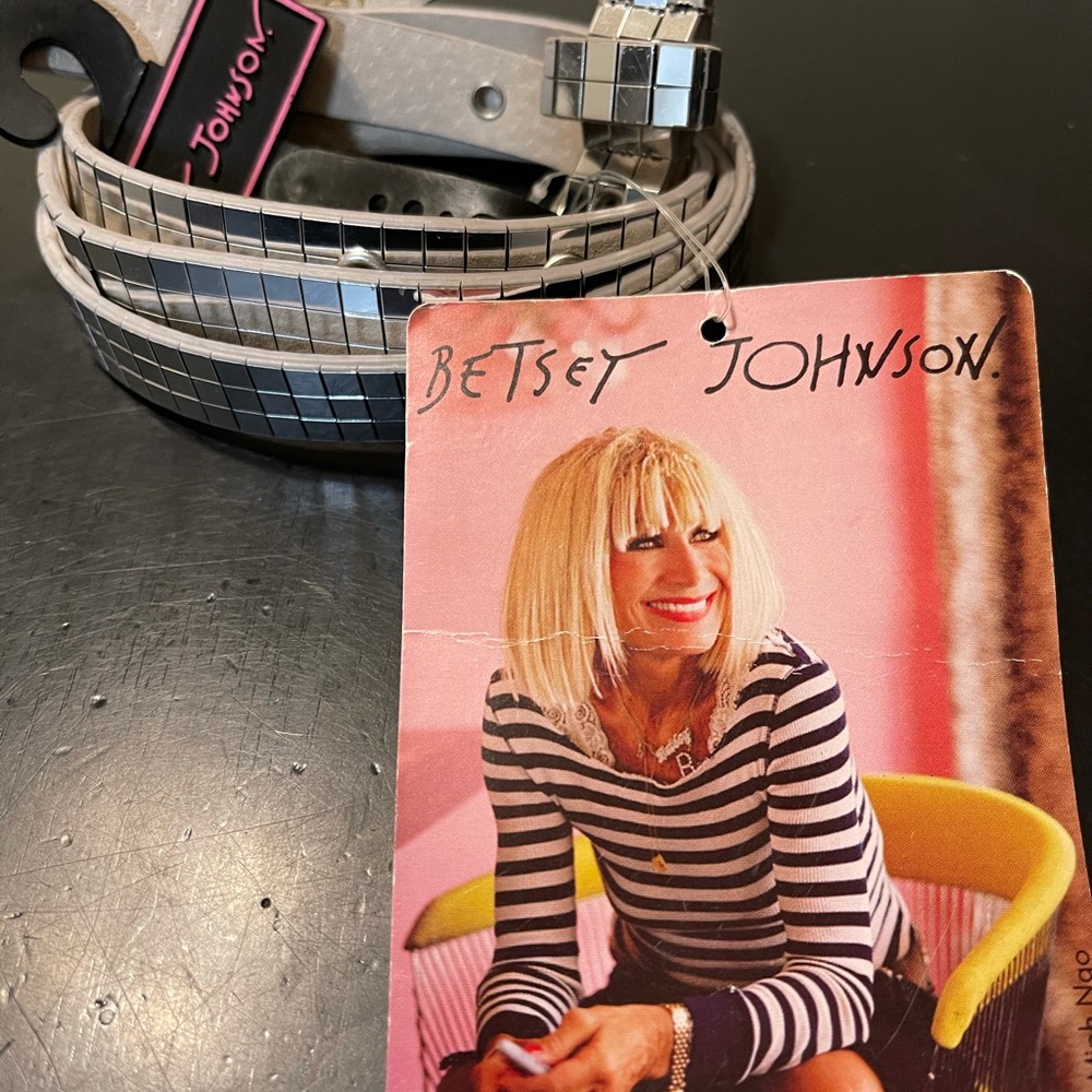 Betsey Johnson Mirror Belt Small
